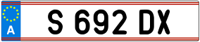 Truck License Plate